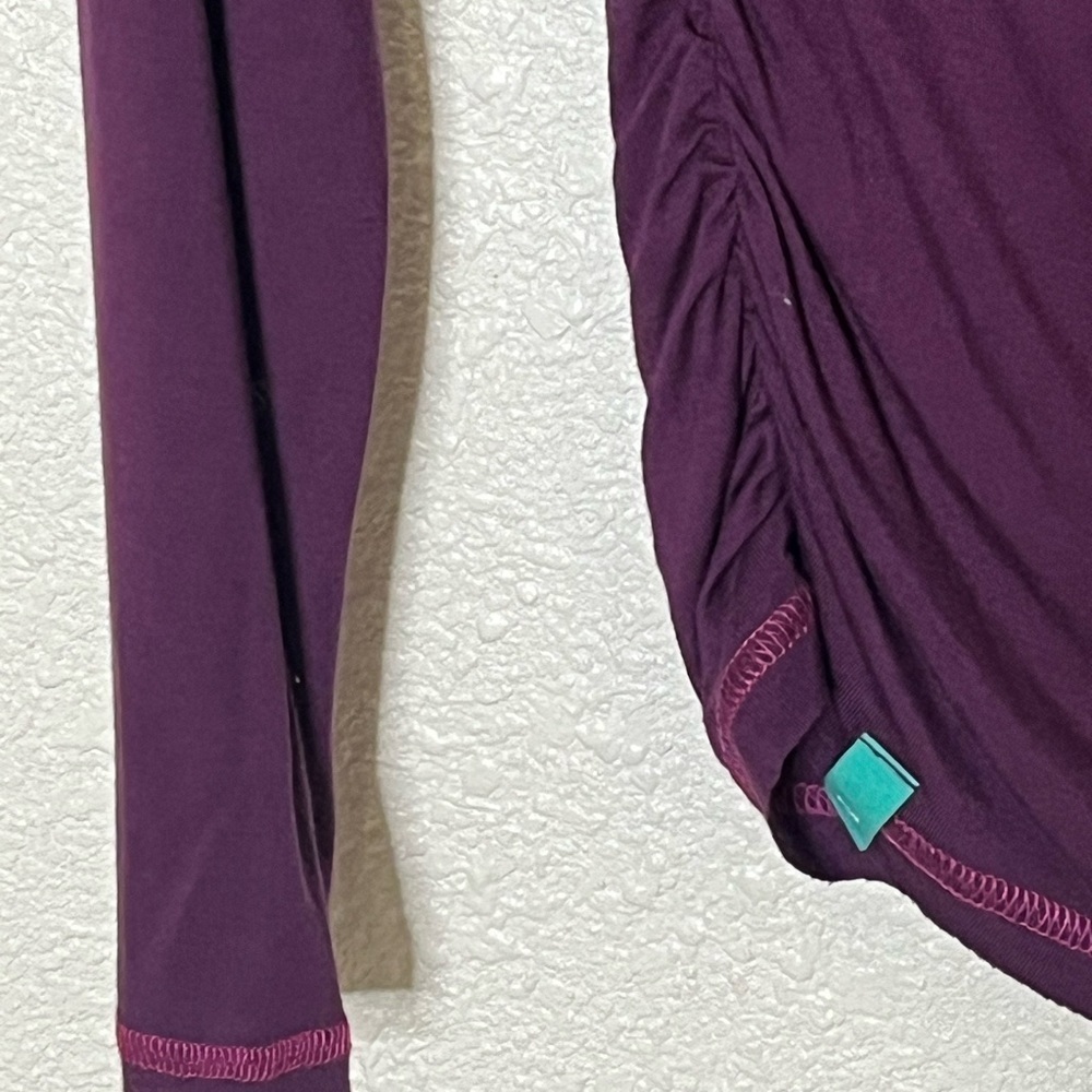 Bloom Purple Cut Back Design Top Sz Small - Picture 3 of 8